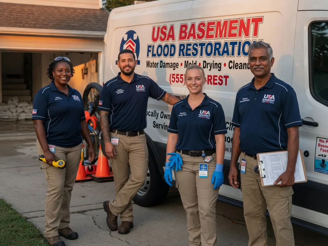Basement Flood Cleanup company in Garrison, TX