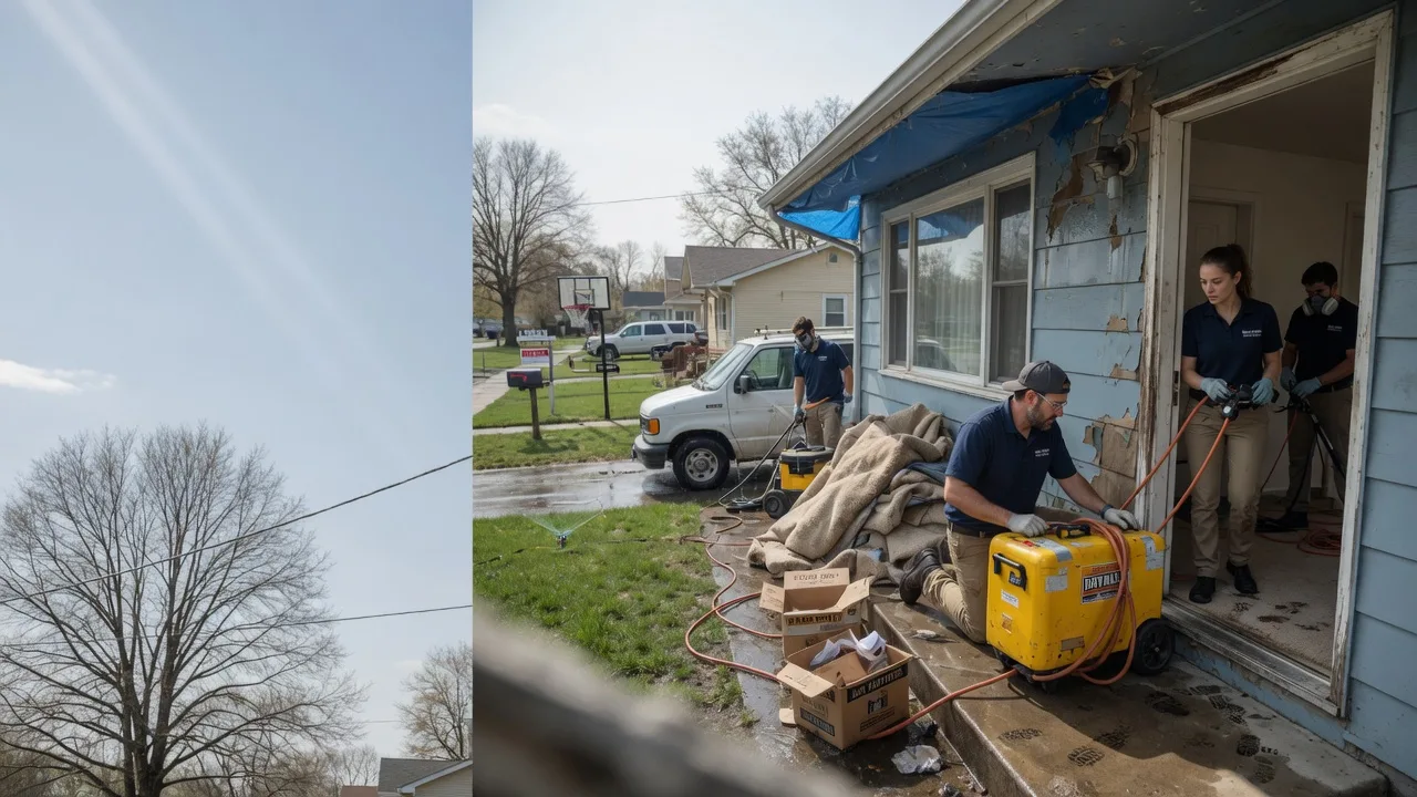 Basement Flood Cleanup in Garrison, TX near me